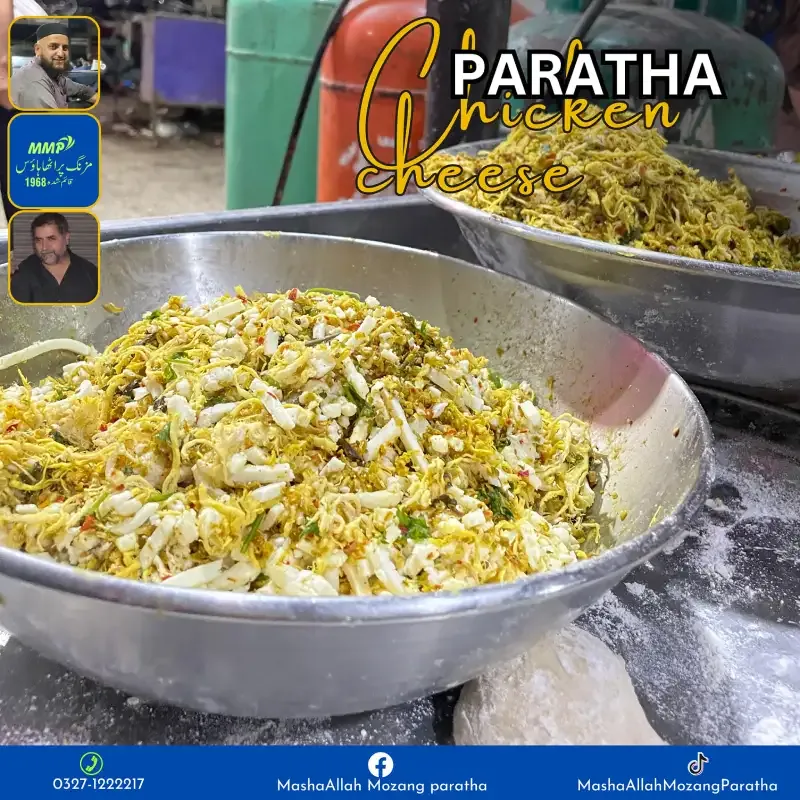 Chicken Cheese Paratha
