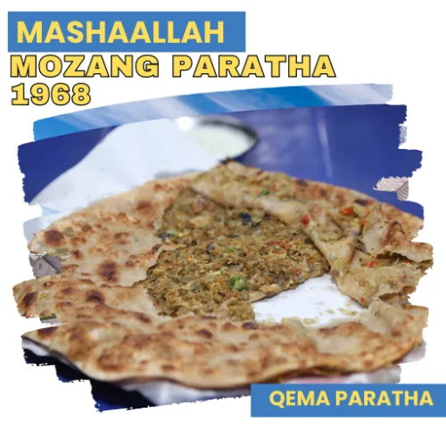 Qeema Paratha Design