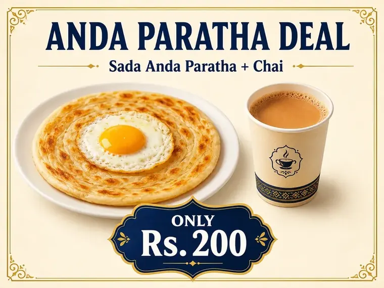 Anda paratha deal