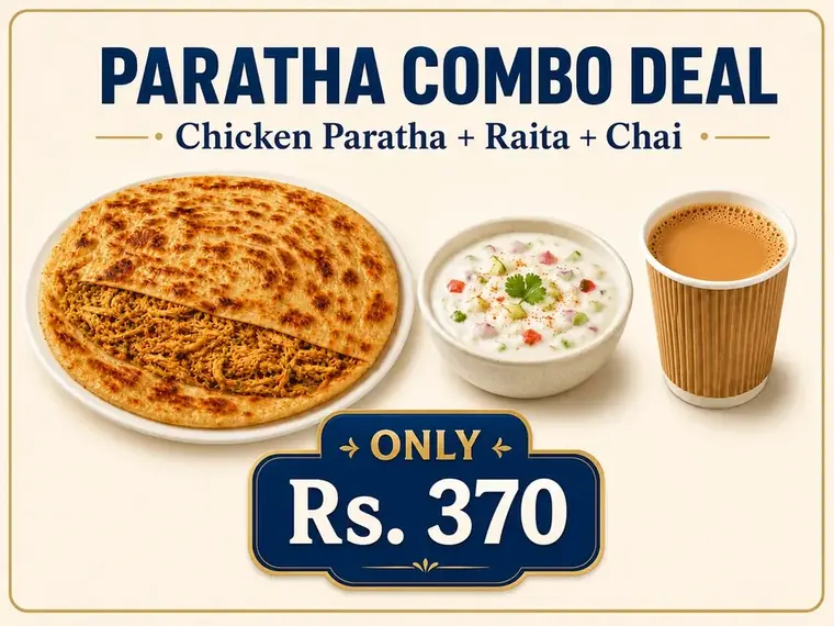Chicken paratha combo